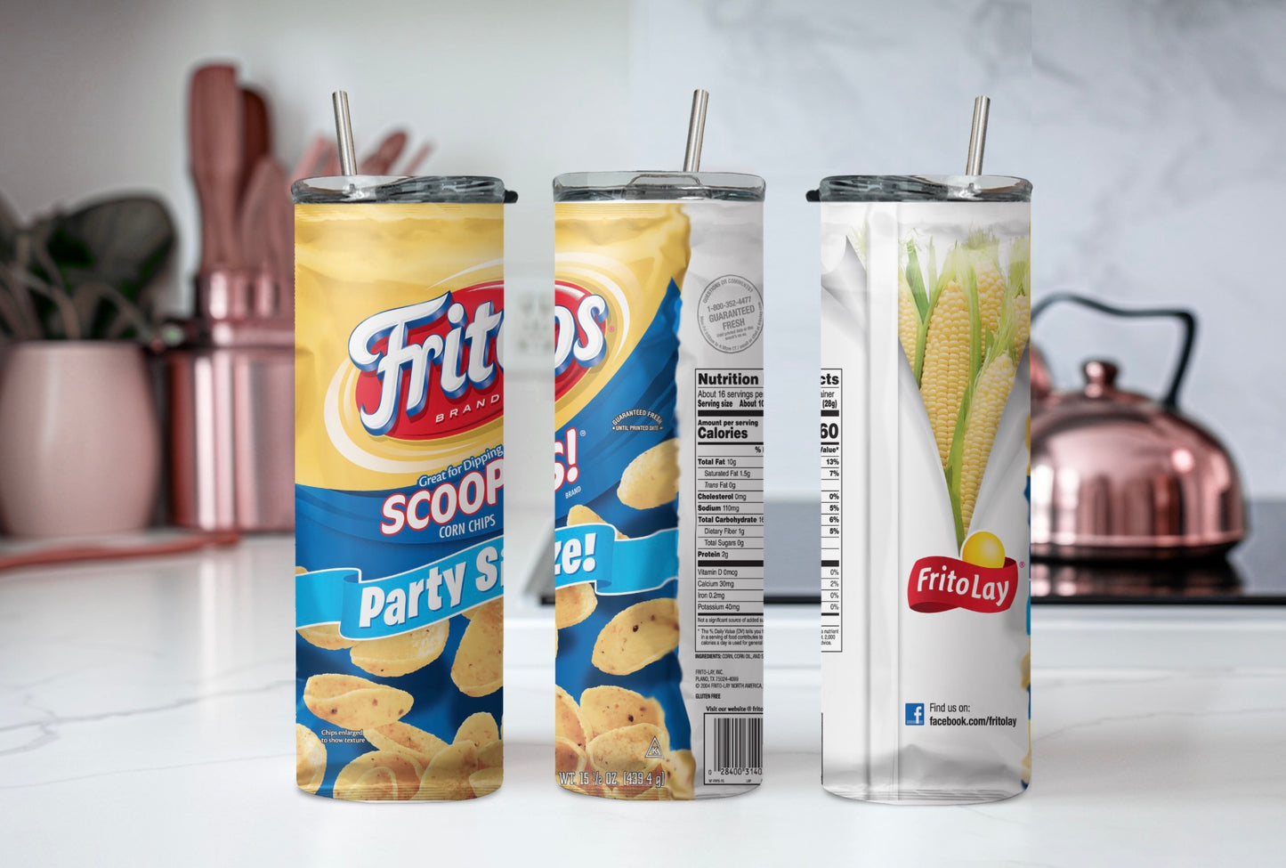 Snacks/Food Sublimation Tumblers 40+ Designs