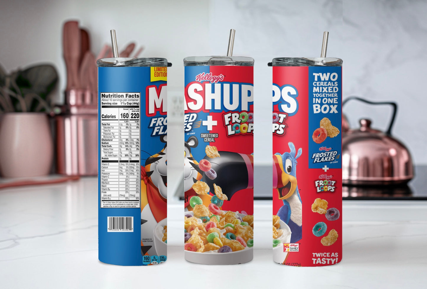 Snacks/Food Sublimation Tumblers 40+ Designs