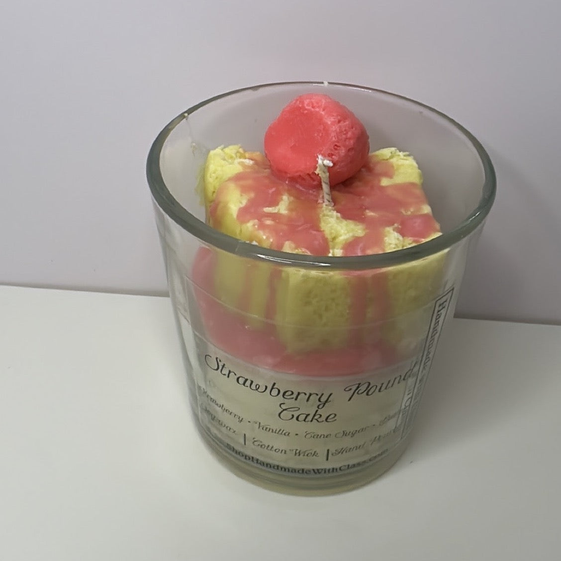 Strawberry Pound Cake Candle