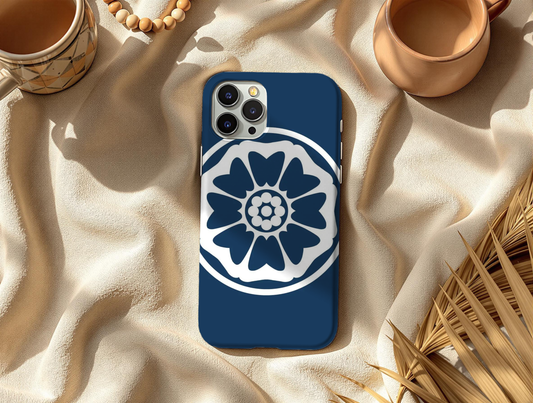 White Lotus Tile Phone Case