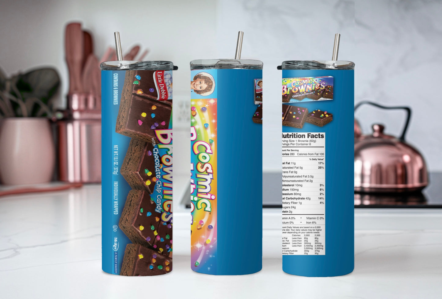 Snacks/Food Sublimation Tumblers 40+ Designs