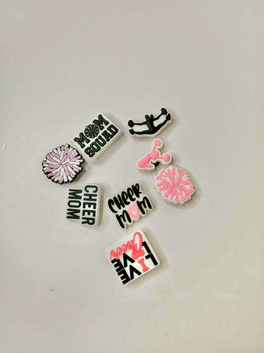 Cheer Mom Croc Charms
