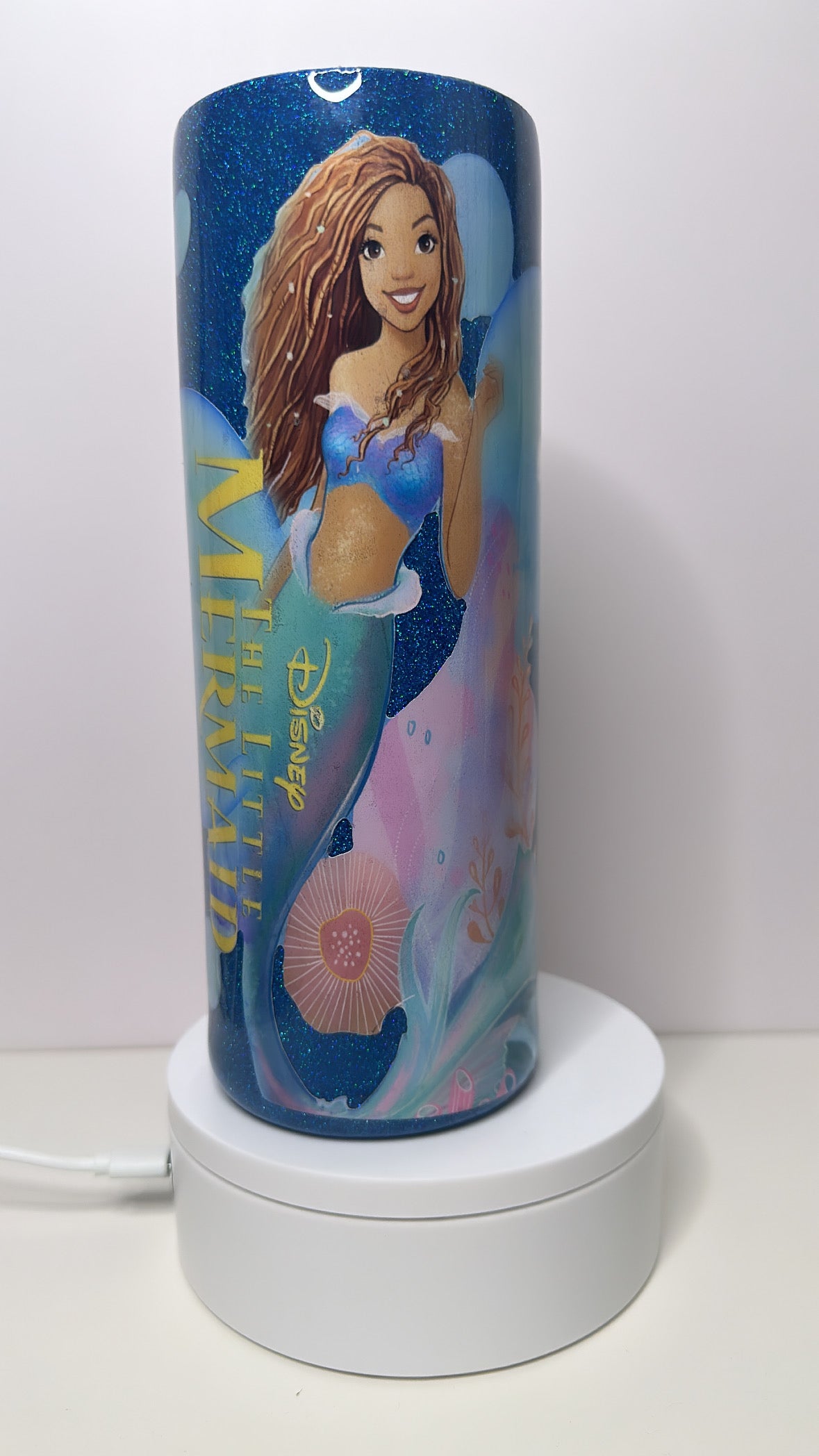 The Little Mermaid Glitter Tumbler