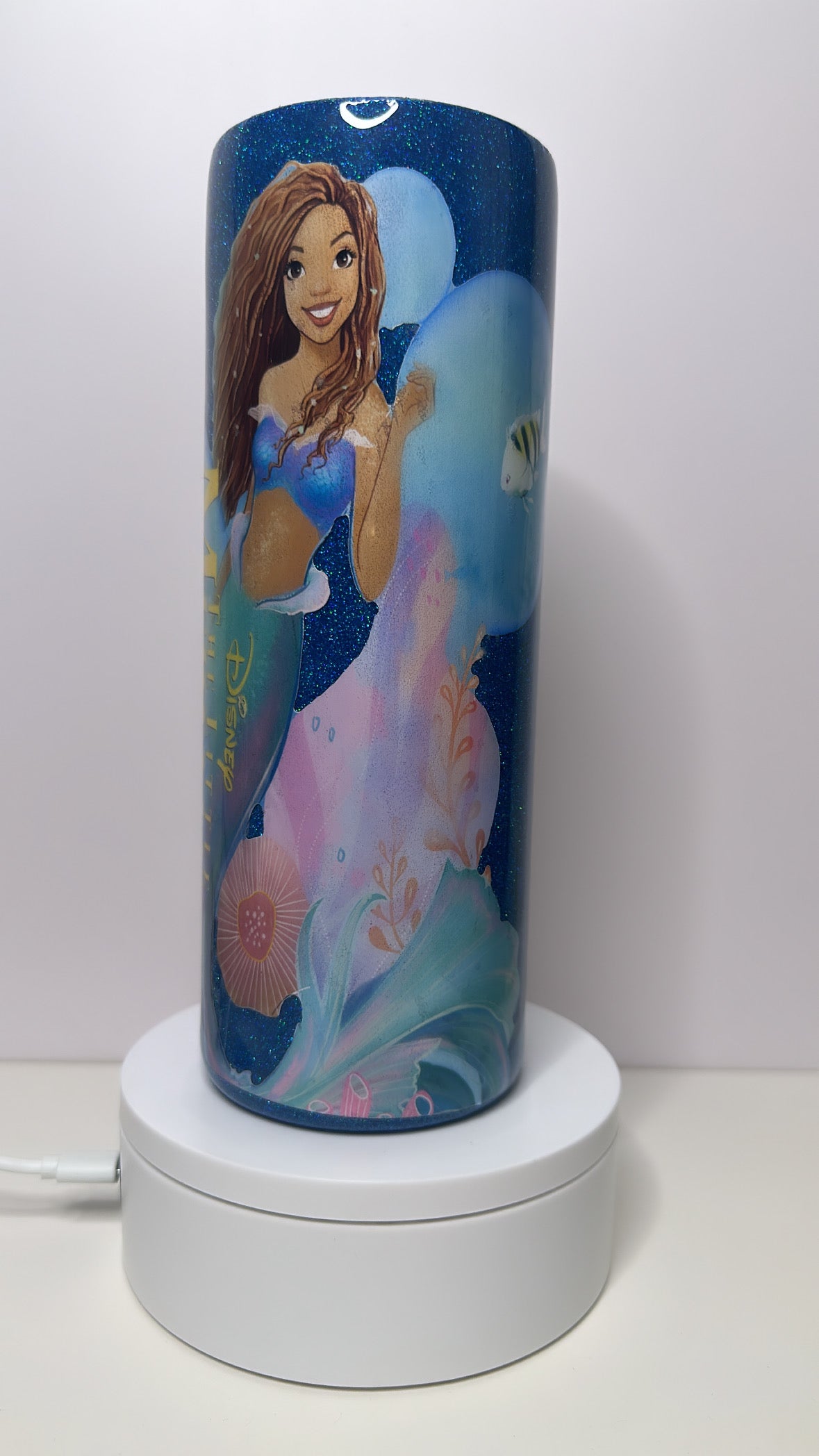 The Little Mermaid Glitter Tumbler