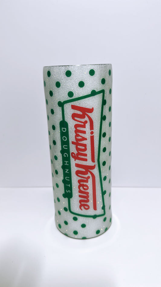 Krispy Kreme Glitter Tumbler