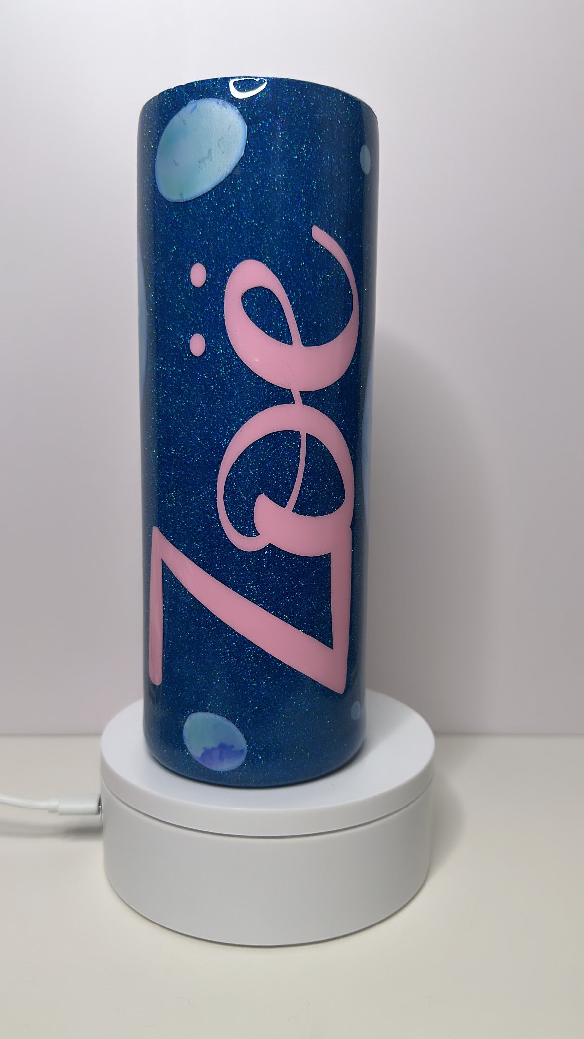 Little Mermaid Glitter Yeti Tumbler 😍  Glitter tumbler cups, Custom  tumbler cups, Kids tumbler