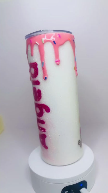 Dunkin Glitter Tumbler