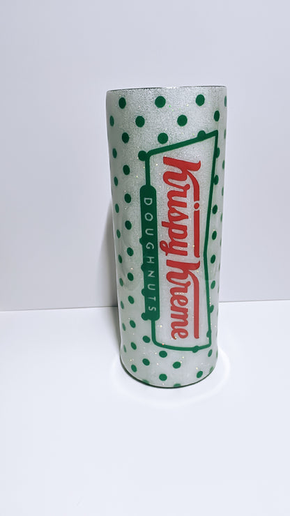 Krispy Kreme Glitter Tumbler