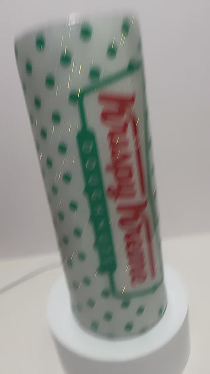 Krispy Kreme Glitter Tumbler